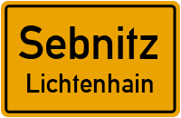 Hauptstraße in SebnitzLichtenhain