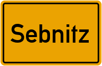 Ortsschild Sebnitz