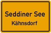 Straßenverzeichnis Seddiner See Kähnsdorf