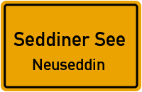 Straßenverzeichnis Seddiner See Neuseddin
