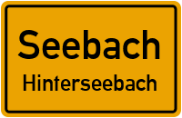 Schwarzenbachweg in SeebachHinterseebach