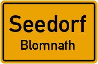 Straßenverzeichnis Seedorf Blomnath