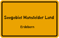 Straßenverzeichnis Seegebiet Mansfelder Land Erdeborn