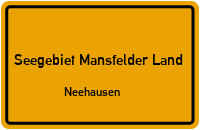 Straßenverzeichnis Seegebiet Mansfelder Land Neehausen