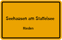 Rieden in 82418 Seehausen am Staffelsee (Rieden)