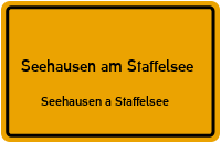 Joseph-Von-Utzschneider-Straße in Seehausen am StaffelseeSeehausen a.Staffelsee