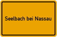 City Sign Seelbach bei Nassau