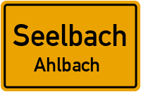 Straßen in Seelbach Ahlbach