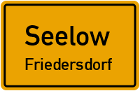 Diedersdorfer Straße in SeelowFriedersdorf