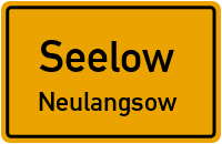 Pflasterstraße in SeelowNeulangsow