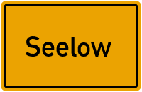 Ortsschild Seelow