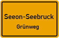 Straßen in Seeon-Seebruck Grünweg