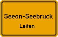 Straßen in Seeon-Seebruck Leiten