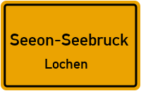Straßen in Seeon-Seebruck Lochen