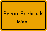 Straßen in Seeon-Seebruck Mörn