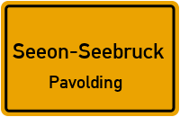 Straßen in Seeon-Seebruck Pavolding