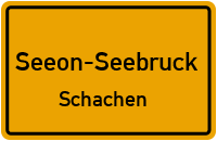 Straßen in Seeon-Seebruck Schachen