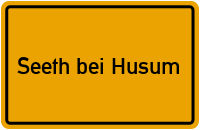 City Sign Seeth bei Husum