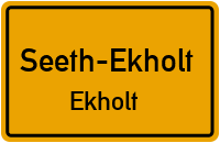 Dorfstraße in Seeth-EkholtEkholt
