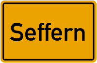 Ortsschild von Gemeinde Seffern in Rheinland-Pfalz