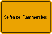 Ortsschild Seifen bei Flammersfeld