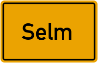 Ortsschild von Stadt Selm in Nordrhein-Westfalen