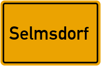 Ortsschild von Selmsdorf in Mecklenburg-Vorpommern