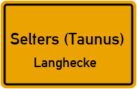 Straßen in Selters (Taunus) Langhecke