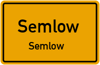 Gartenstraße in SemlowSemlow