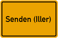 City Sign Senden (Iller)