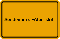 Ortsschild Sendenhorst-Albersloh