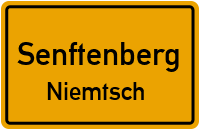 Dorfstraße in SenftenbergNiemtsch