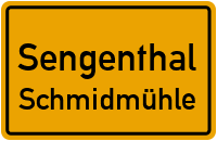 Straßen in Sengenthal Schmidmühle