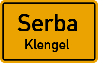 Ortsstraße in SerbaKlengel