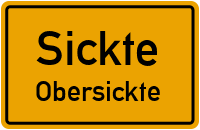 Bahnhofstraße in SickteObersickte
