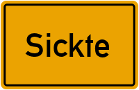 Ortsschild von Gemeinde Sickte in Niedersachsen
