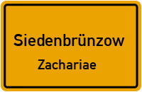Ortsteil Zachariae in SiedenbrünzowZachariae