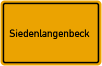 City Sign Siedenlangenbeck