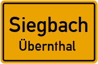 Straßenverzeichnis Siegbach Übernthal