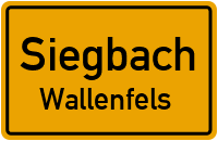 Straßenverzeichnis Siegbach Wallenfels