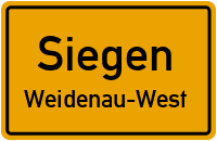 Kutschenweg in SiegenWeidenau-West