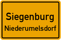 Oberumelsdorfer Straße in SiegenburgNiederumelsdorf