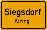 Bergener Straße in SiegsdorfAlzing