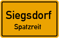 Spatzreiter Straße in SiegsdorfSpatzreit