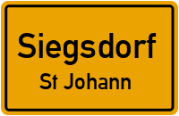 Mühlenstraße in SiegsdorfSt Johann