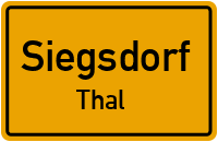 Straßenverzeichnis Siegsdorf Thal