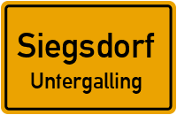 Straßenverzeichnis Siegsdorf Untergalling