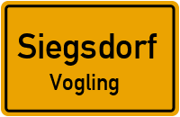 Voglinger Straße in SiegsdorfVogling