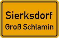 Bahnhofstraße in SierksdorfGroß Schlamin