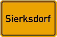 Ortsschild von Gemeinde Sierksdorf in Schleswig-Holstein